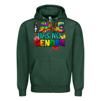 Sports Green love has no gender pride Zipper Hoodie - FaDigitalArtStudio