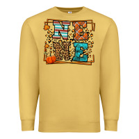 Antique Gold Fall Autumn Leopard Nene Premium Sweatshirt - LillyAllenDesigns