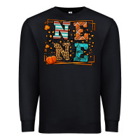 Black Fall Autumn Leopard Nene Premium Sweatshirt - LillyAllenDesigns
