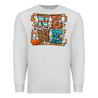 Dove Grey Fall Autumn Leopard Nene Premium Sweatshirt - LillyAllenDesigns