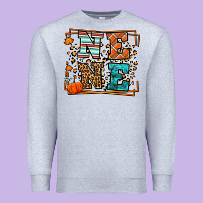 Fall Autumn Leopard Nene Premium Sweatshirt Designed By Lillyallendesigns