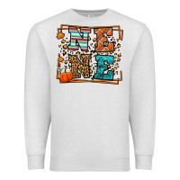 Oatmeal Heather Fall Autumn Leopard Nene Premium Sweatshirt - LillyAllenDesigns