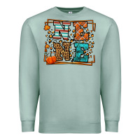 Seafoam Fall Autumn Leopard Nene Premium Sweatshirt - LillyAllenDesigns