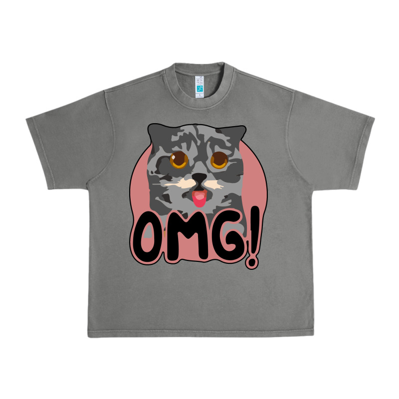 Omg Cat Urban Heavy Tee by Bettercallsaul | Teevron