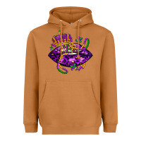 Meerkat mardi gras lips Heavyweight Hoodie - LillyAllenDesigns