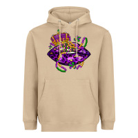 Mushroom mardi gras lips Heavyweight Hoodie - LillyAllenDesigns