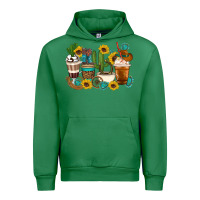 Emerald Coffee cups Urban Hoodie - Artiststas