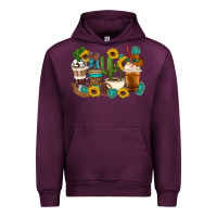 Mauve Wine Coffee cups Urban Hoodie - Artiststas