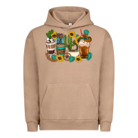 Pigment Burro Coffee cups Urban Hoodie - Artiststas