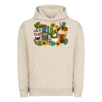 Pigment French Oak Coffee cups Urban Hoodie - Artiststas