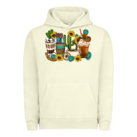 Pigment Pistachio Coffee cups Urban Hoodie - Artiststas
