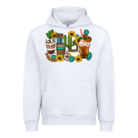 White Coffee cups Urban Hoodie - Artiststas
