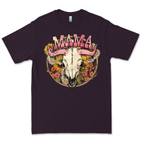 Plum bullskull mama Premium Tee - NancyCooperArtShop