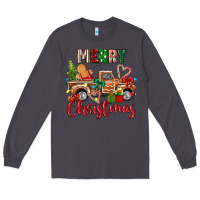 Smoke merry christmas gingerbread truck Long Sleeve Tee - texasbilliewilder