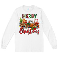 Merry Christmas Gingerbread Truck Long Sleeve Tee | Teevron