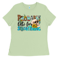 Matcha probably late for something Ladies Tee - NancyCooperArtShop