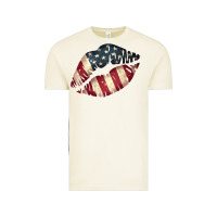 Vintage Arctic Vintage American Flag Lips Vintage Tee - Bettercallsaul