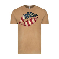 Vintage Camel Vintage American Flag Lips Vintage Tee - Bettercallsaul