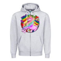 Pride Unicorn Zipper Hoodie | Teevron