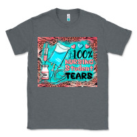 Charcoal Heather 100 nursing student tears mousepad Classic Tee - BarkalooDesign