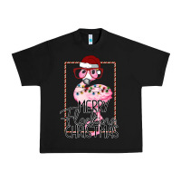 Black Merry Flock Christmas Flamingo Christmas Urban Heavy Tee - Bettercallsaul