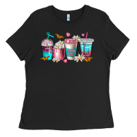 Black mom fuel coffee cups Ladies Tee - NancyCooperArtShop