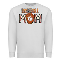 Dove Grey Baseball Mom Premium Sweatshirt - CowhideDigitalArt