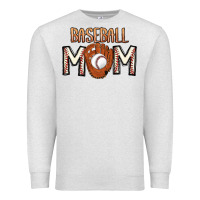 Oatmeal Heather Baseball Mom Premium Sweatshirt - CowhideDigitalArt