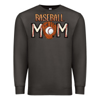 Smoke Baseball Mom Premium Sweatshirt - CowhideDigitalArt