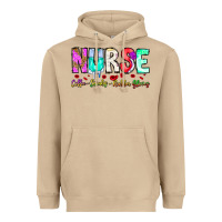 Mushroom Nurse Coffee Scrubs Rubber Gloves Heavyweight Hoodie - CowhideDigitalArt