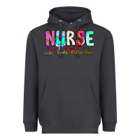 Smoke Nurse Coffee Scrubs Rubber Gloves Heavyweight Hoodie - CowhideDigitalArt