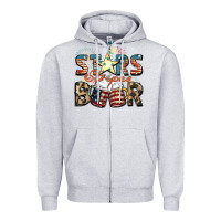 Heather Grey Stars stripes beer Zipper Hoodie - FaDigitalArtStudio