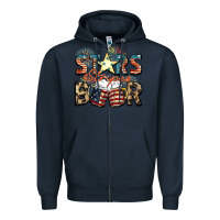Navy Stars stripes beer Zipper Hoodie - FaDigitalArtStudio