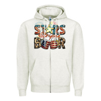 Oatmeal Heather Stars stripes beer Zipper Hoodie - FaDigitalArtStudio