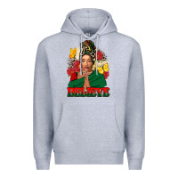 Heather Grey believe black woman Premium Hoodie - FaDigitalArtStudio