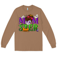 Toasted Coconut Momster Halloween Long Sleeve Tee - NancyCooperArtShop