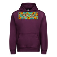 Mauve Wine Hello fall gnomes Urban Hoodie - Artiststas