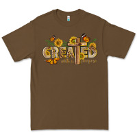 Cacao created with a purpose with sunflower and butterfl Premium Tee - NancyCooperArtShop