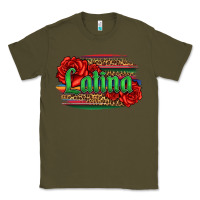 Army Green latina with serape and roses Classic Tee - Jasminsmagicworld
