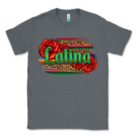 Charcoal Heather latina with serape and roses Classic Tee - Jasminsmagicworld