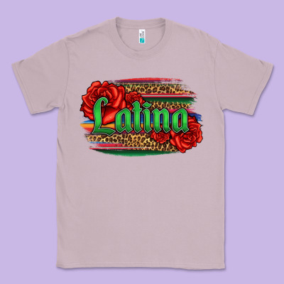 Latina With Serape And Roses Classic Tee Designed By Jasminsmagicworld