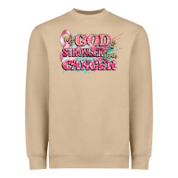 My God Is Stronger Than Cancer Heavyweight Sweatshirt | Teevron