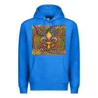 True Royal mardi gras fleur de lis Premium Hoodie - RanaPortraitStore