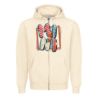 Sandshell 4th of July mini with lightning bolt Zipper Hoodie - FaDigitalArtStudio
