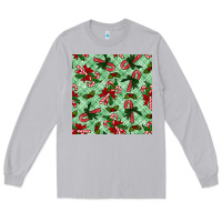 Moon Dust Christmas candy cane Long Sleeve Tee - NancyCooperArtShop