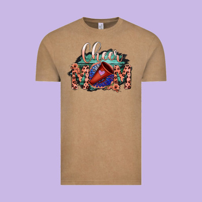 Cheer Mom Vintage Tee Designed By Bettercallsaul