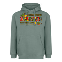 Sage colorful juneteenth celebration art Heavyweight Hoodie - LillyAllenDesigns