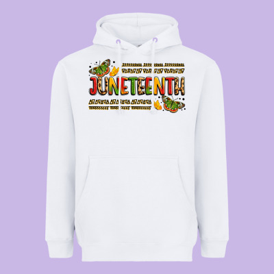 Colorful Juneteenth Celebration Art Heavyweight Hoodie Designed By Lillyallendesigns