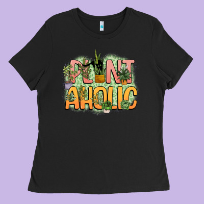 Plantaholic Ladies Tee Designed By Nancycooperartshop