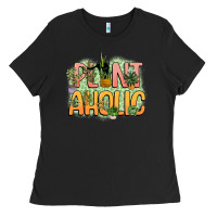Black plantaholic Ladies Tee - NancyCooperArtShop